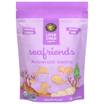 Love Child Organics Toddler Sea Friends Arrowroot Vanilla Cookies