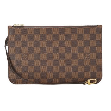Louis Vuitton Damier Ebene Neverfull Pouch Mm Bag