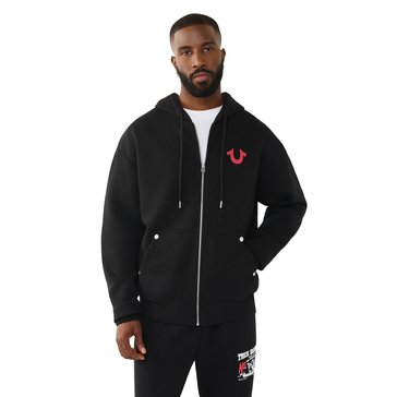 True Religion Men's Number One Zip Up Hoodie