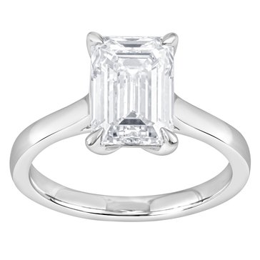 Evolv. 1 cttw Lab Grown Diamond Emerald Cut Solitaire Ring
