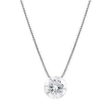Evolv. 2 cttw Lab Grown Diamond Round Cut Solitaire Pendant