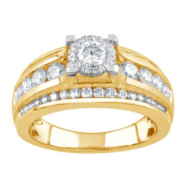 1 1/2 cttw Diamond Bridal Ring Set