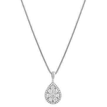 3/4 cttw Diamond Fashion Pear Pendant