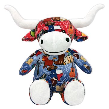 RGU TX Totally United Bear Longhorn Plush Toy