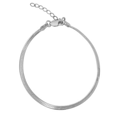 Herringbone Chain Bracelet, 2.8mm