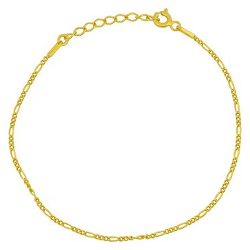 Figaro Chain Bracelet, 1.4mm