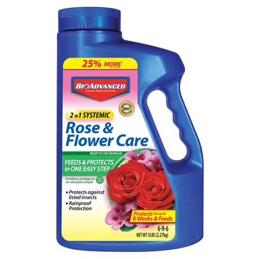 BioAdvanced 5-Pound 2-in-1 Rose And Flower Granules