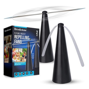 Brookstone Flying Insect Repelling Fan 2-Pack