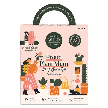 We the Wild Proud Plant Mum Leaf Care Kit with Glove