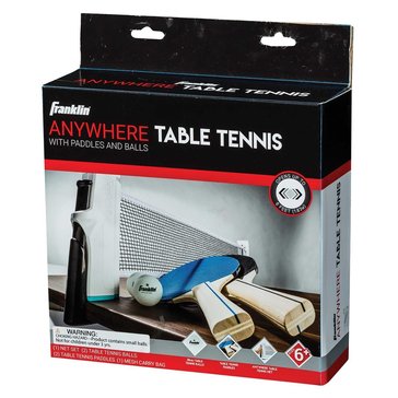 Franklin Sports Anywhere Table Tennis Set