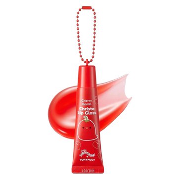 TONYMOLY Squismallow Christo Cherry Bomb Lip Gloss