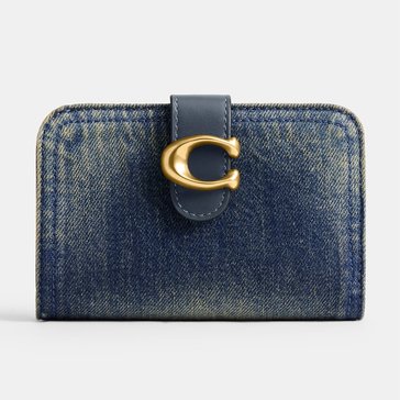 COACH Loved Denim Tabby Wallet