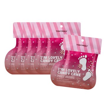 TONYMOLY Candy Cane Im Lovely Foot Mask