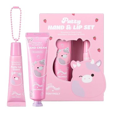 TONYMOLY Squishmallows Pattys 2-Piece Lip/Hand Set