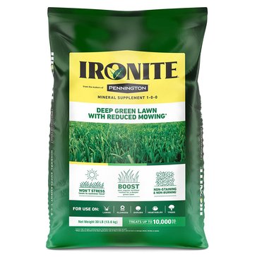 Ironite 30-Pound Dry Lawn and Garden Fertilizer 1-0-0