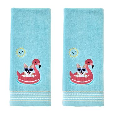 Saturday Knight Floating Corgi Hand Towel
