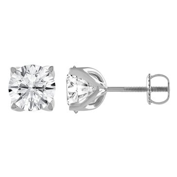 True Brilliance 3 cttw Lab Grown Diamond Stud Earrings