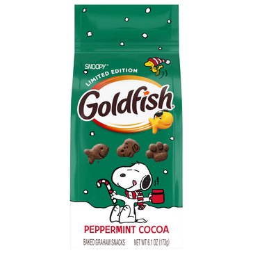 Goldfish Limited Edition Snoopy Peppermint Cocoa Graham Crackers, 6.6oz