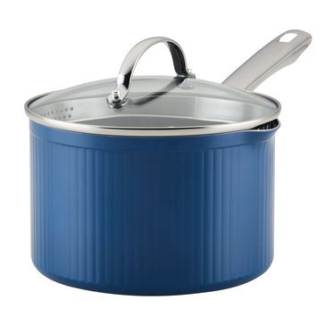 Farberware Style Saucepan with Straining Lid