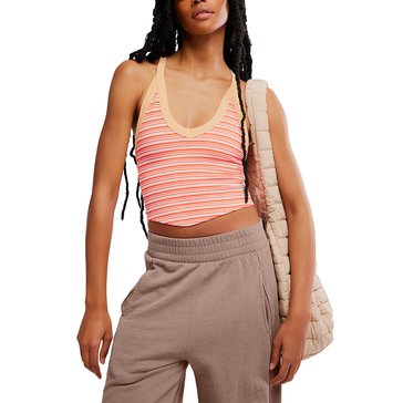 Free People Women's All Clear V-Neck Stripe Top