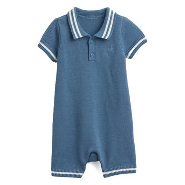 Gap Baby Boys Sweater Polo 1-Piece Shortie