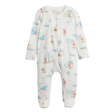 Gap Baby Unisex Disney Pooh Zip Footed 1-Piece