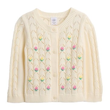 Gap Baby Girls Bauble Floral Cardigan