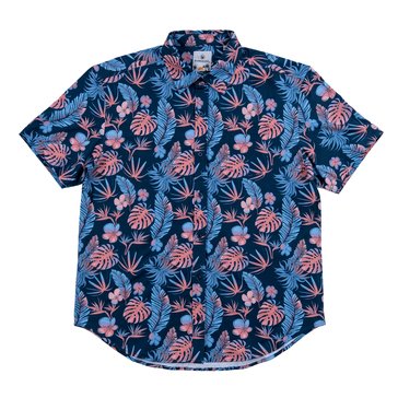 Burnside Men's Printed Button Up Shirt 