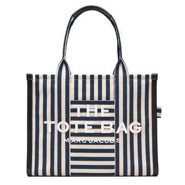 Marc Jacobs The Large Stripe Canvas Tote Bag