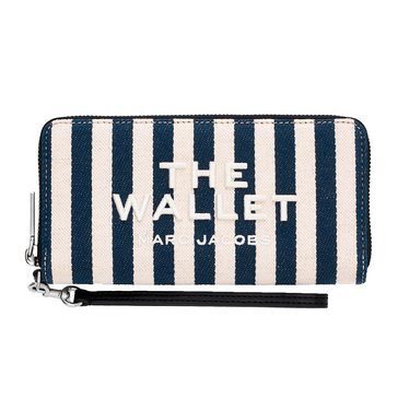 Marc Jacobs The Continental Stripe Canvas Wallet