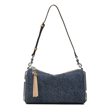 Marc Jacobs The Snapshot Shoulder Denim Suede Bag