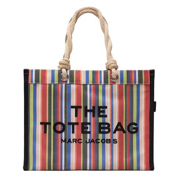 Marc Jacobs The Large Stripe Mesh Grocery Tote Bag