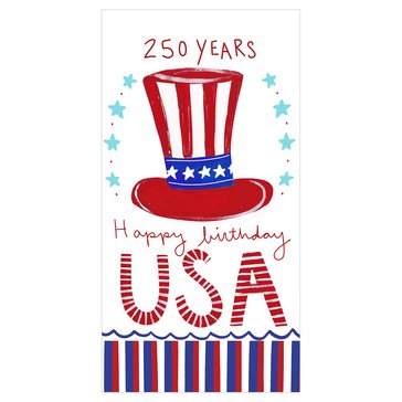 Kay Dee America Uncle Sams Hat Kitchen Towel