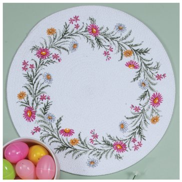 Kay Dee Spring Bunnies Round Placemat