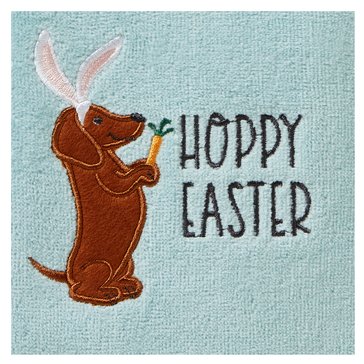 Saturday Knight Hoppy Easter Hand Towel