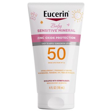Eucerin Sun Sensitive SPF 50 Mineral Baby Sunscreen Lotion
