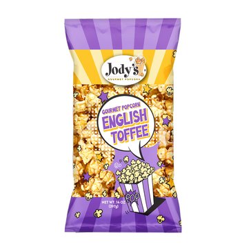 Jodys Popcorn English Toffee Popcorn, 14oz