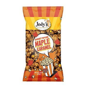 Jodys Popcorn Maple Caramel Popcorn, 14oz