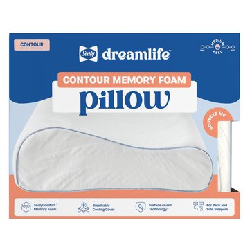 Sealy Dreamlife Contour Memory Foam Pillow