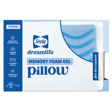 Sealy Dreamlife Contour Memory Foam Gel Pillow