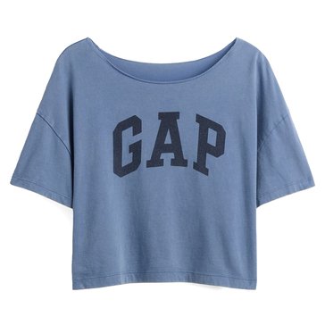 Gap Big Girls' Short Sleeve Wide Neck Tee