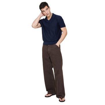 Banana Republic Men's Cotton Retro Vee Polo