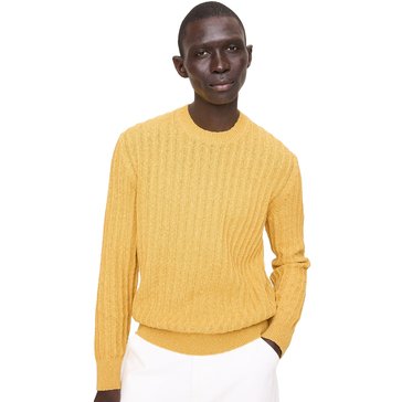 Banana Republic Men's Cotton Linen Workwear Crew