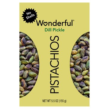 Wonderful Pistachios Dill Pickle Shelled Pistachios, 5.5oz