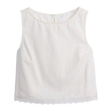 Gap Women's Lace Hem Shell Top