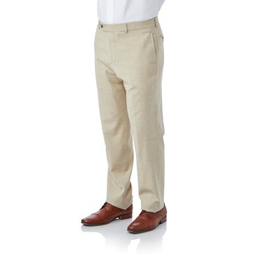 Brooks Brothers Men's Stretch Wool Plain Front Classic Fit Suit Trouser