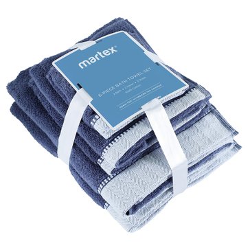 Martex Seaview Clyde Cotton Towels 6-Piece Set