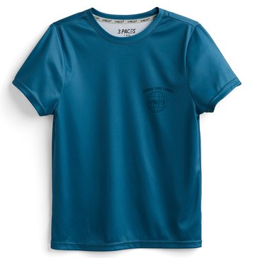 3 Paces Bigs Boys Glob Logo Graphic Tee