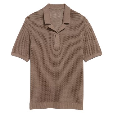 Old Navy Men's Crochet Sweater Polo 