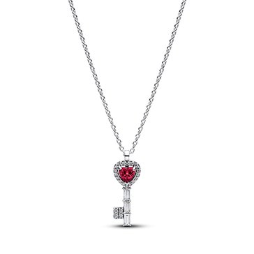 Pandora Elevated Heart Key Collier Necklace